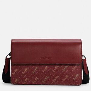 COACH Crossbody With Horse And Carriage Dot Print Unisex